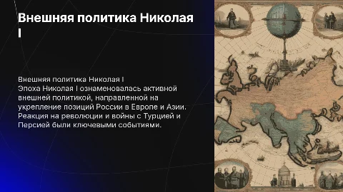 Россия Николая Первого. Внешняя политика