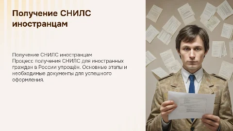 Получение СНИЛС иностранным гражданам