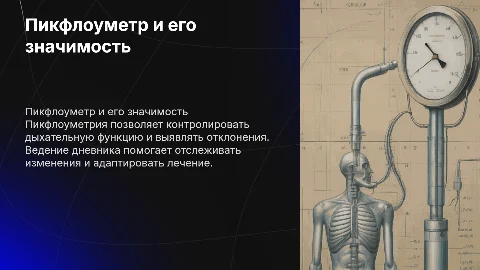 пикфлоуметр. дневник пикфлоуметрии