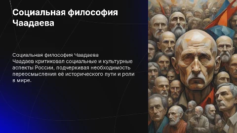 Социальная философия Чаадаева