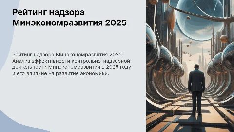 Рейтинг контрольно-надзорной деятельности Минэкономразвития 2025