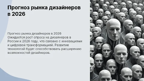 Прогноз развития рынка дизайнеров в 2026 в России