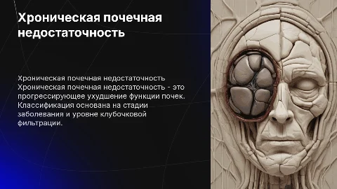 Хроническая почечная недостаточность: классификация и патогенез