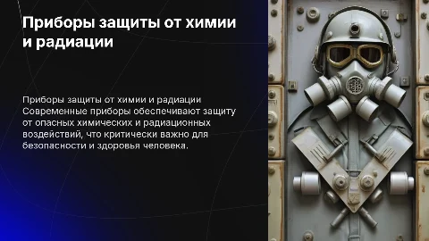 Приборы химической и радиационной защиты