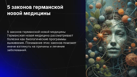 5 законов германской новой медицины