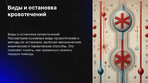 Виды кровотечений и способы их остановки