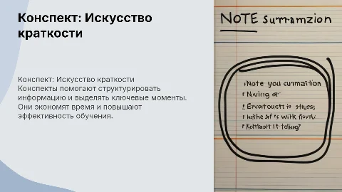 конспект