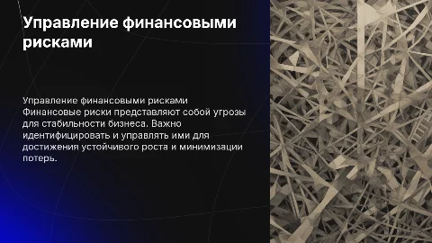 Финансовые риски