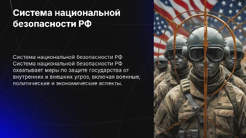 Система национальной безопасности РФ