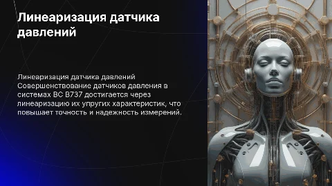Совершенствование датчика давлений СВС ВС B737