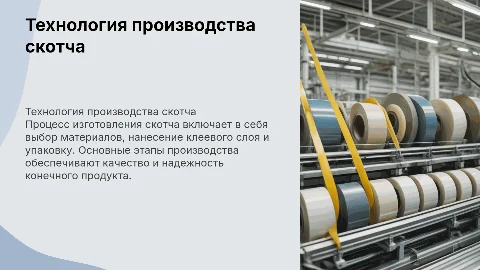 Технология производства скотча