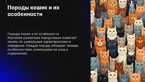 породы кошек и их характеристики