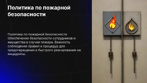 Политика по пожарной безопасности