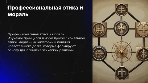 Правила и нормы профессиональной этики: принципы и категории долга