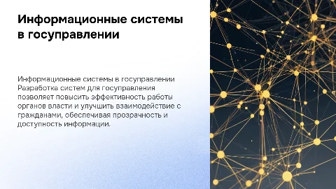 Разработка информационной системы для "Государственного управления"