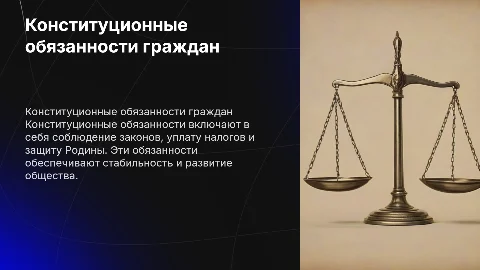 Конституционные обязанности