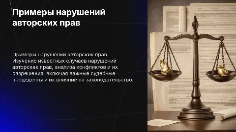 Примеры нарушения авторских прав и известные конфликты