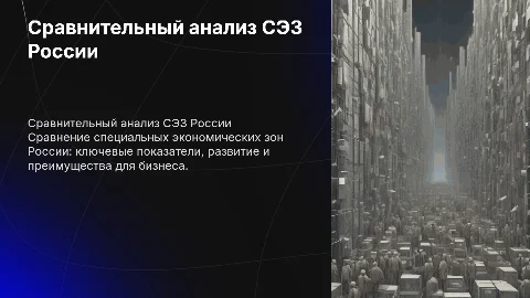 “Сравнительный анализ СЭЗ РФ ”