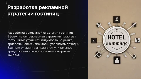 разработка рекламной стратегии гостиниц