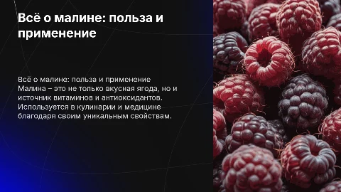 малина