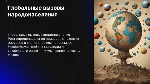 Глобальные проблемы народонаселения