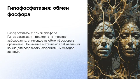 Гипофосфатазия. Нарушение обмена фосфора