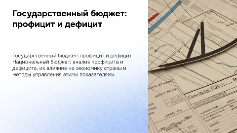 Государственный бюджет: профицит и дефицит бюджета