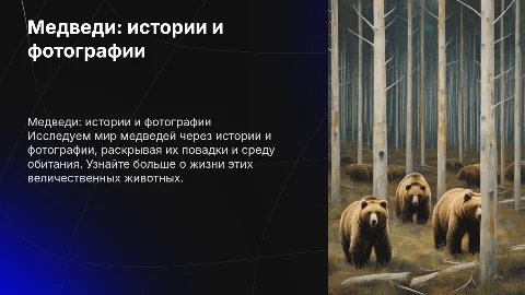 медведи расказы о медведях с фотками
