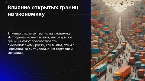 Открытые границы и экономический рост: США и Германия