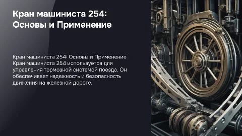 Кран машиниста 254
