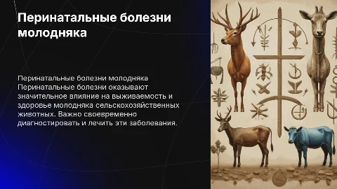 Перинатальные болезни молодняка сельскохозяйственных животных