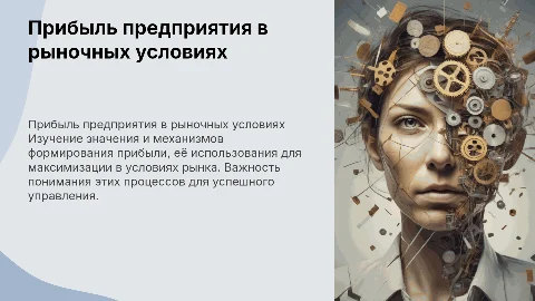 Прибыль предприятия: максимизация и использование в рыночных условиях