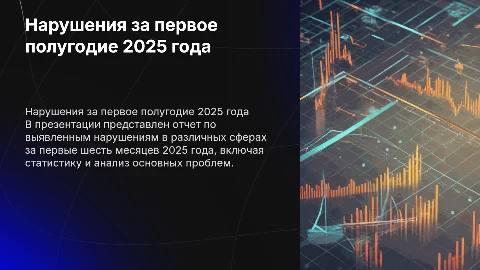 Отчет по выявленным нарушениям за первое полугодие 2025 года