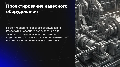 Проектирование навесного оборудования для токарного станка