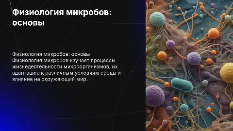 ФИЗИОЛОГИЯ МИКРОБОВ