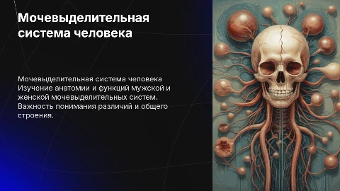 Мужская и женская мочевыделительная система