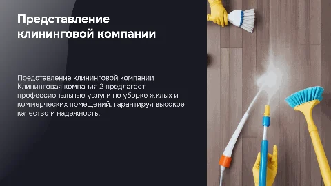 Представление клининговой компании 2
