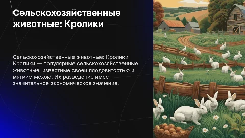 сельскохозяйственные животные. кролики