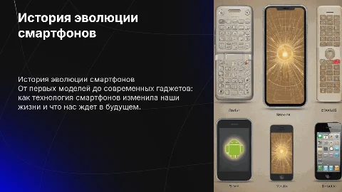 История эволюции смартфонов