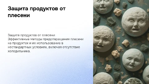 Рекомендации по защите продуктов от плесени без холодильника