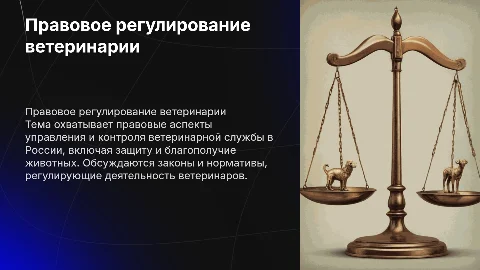 Правовое регулирование ветеринарии в России: ключевые аспекты