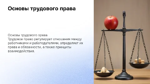 Предмет, метод и основные принципы трудового права