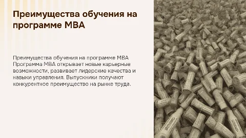 Обучение на программе МВА: преимущества и результаты