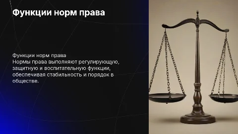 функции норм права