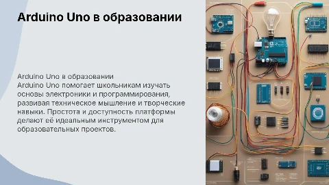 Применение Arduino Uno в образовательных проектах для школьников