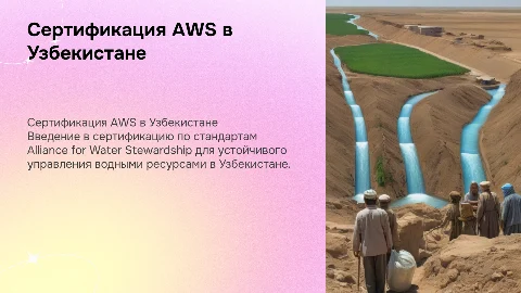 Сертификация AWS для устойчивого управления водными ресурсами
