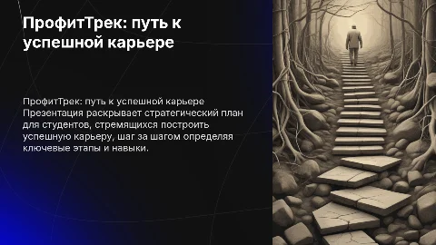 ПрофитТрек: карьерный план студента