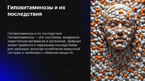 Гипо-витоминозы их последствия