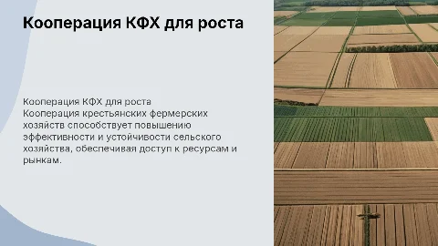 кооперация кфх