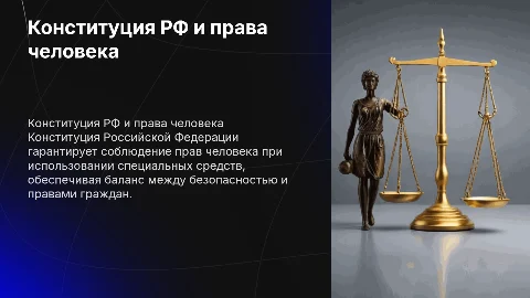 Конституция РФ как основной документ защиты прав человека